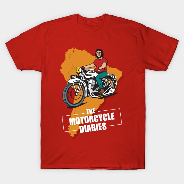 The Motorcycle Diaries - Alternative Movie Poster T-Shirt by MoviePosterBoy